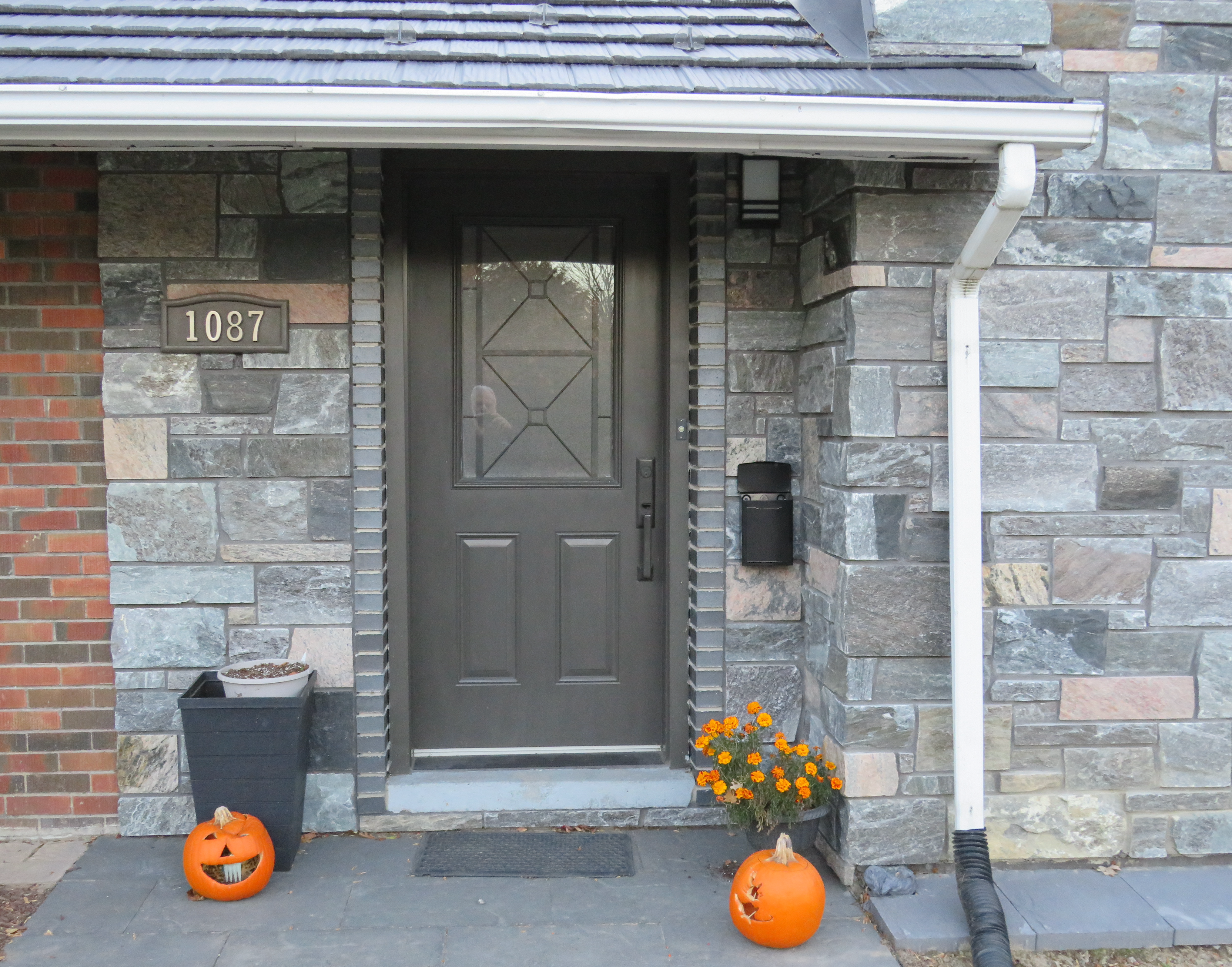 Shane's Lake Temogami Blend - Elite Blue & Pink Granite Sawn Height - Thin Stone Veneer - Flats