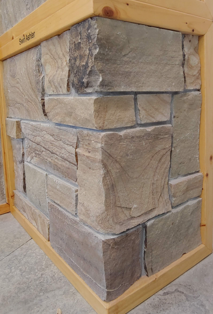 Swirl Ashler Thin Veneer - Corners