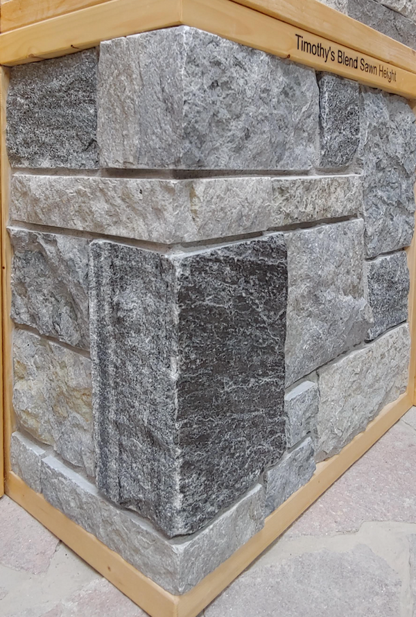 Timothy's Blend Sawn Height Drystack - Thin Stone Veneer - Flats