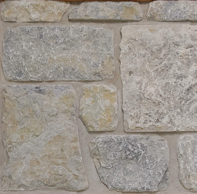 Weatheredge Limestone Thin Veneer - Custom Sawn Heights - Tumbled - Flats