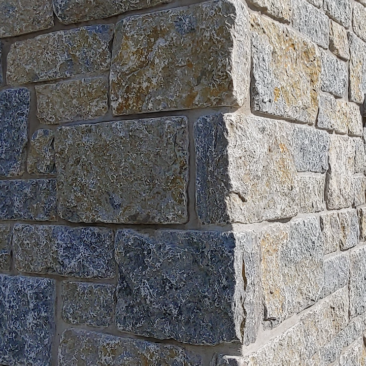 Weatheredge Limestone Bed Face - Thin Veneer - Split Face Sawn Height