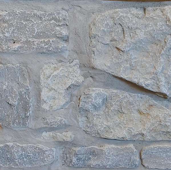 Weatheredge Limestone Thin Veneer - Split Face Olde Mill Blend - Tumbled - Flats