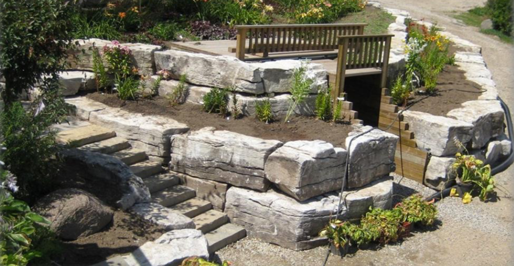 Armour Stone - Weathered Weatheredge Limestone - 2x2x3-5'