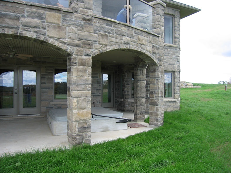 Brown Limestone Ledgerock Thin Veneer - Flats