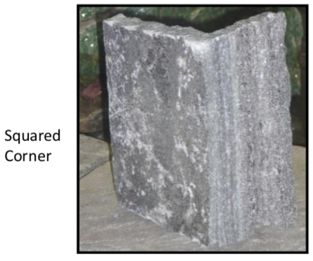 Elite Blue Granite Squared Thin Veneer - Corners