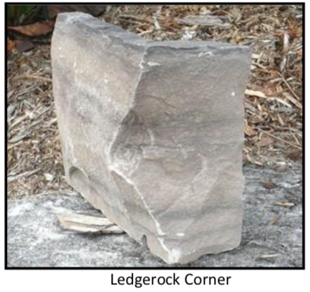 Brown Limestone Ledgerock Thin Veneer - Corners