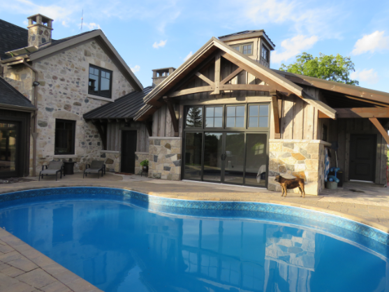 Harvest Gold Ledgerock with Squares and Recs, and Colonial Classic Random Accent - Thin Stone Veneer- Flats