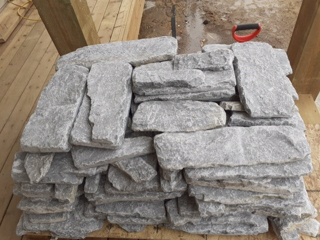 Weatheredge Limestone Ledgerock Thin Veneer - Tumbled - Flats